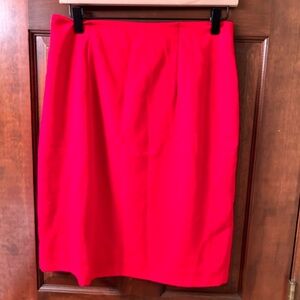 F STOP VTG 80s  Red pencil skirt. Size 10, which is a modern size 8